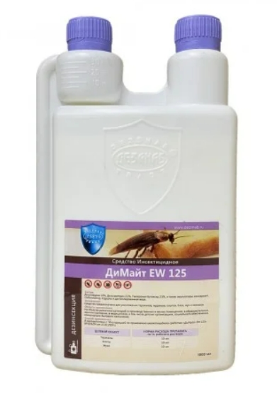 ДиМайт EW125 МД, флакон с дозатором, 1л (12шт/кор)